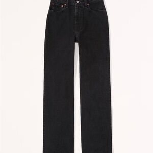 Abercrombie & Fitch High Rise Black Jeans